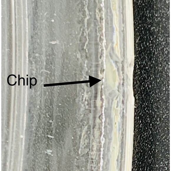 Pyrex Nesting Bowl 8 Clear Mixing 2.5L Size Ribbed #325 Made USA Large Imperfect - Picture 2 of 10